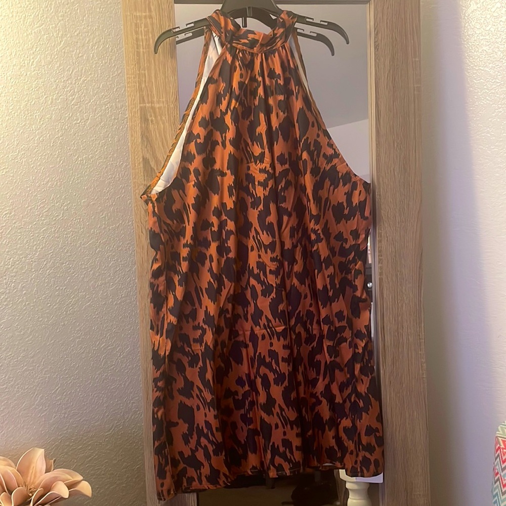 Animal print dress